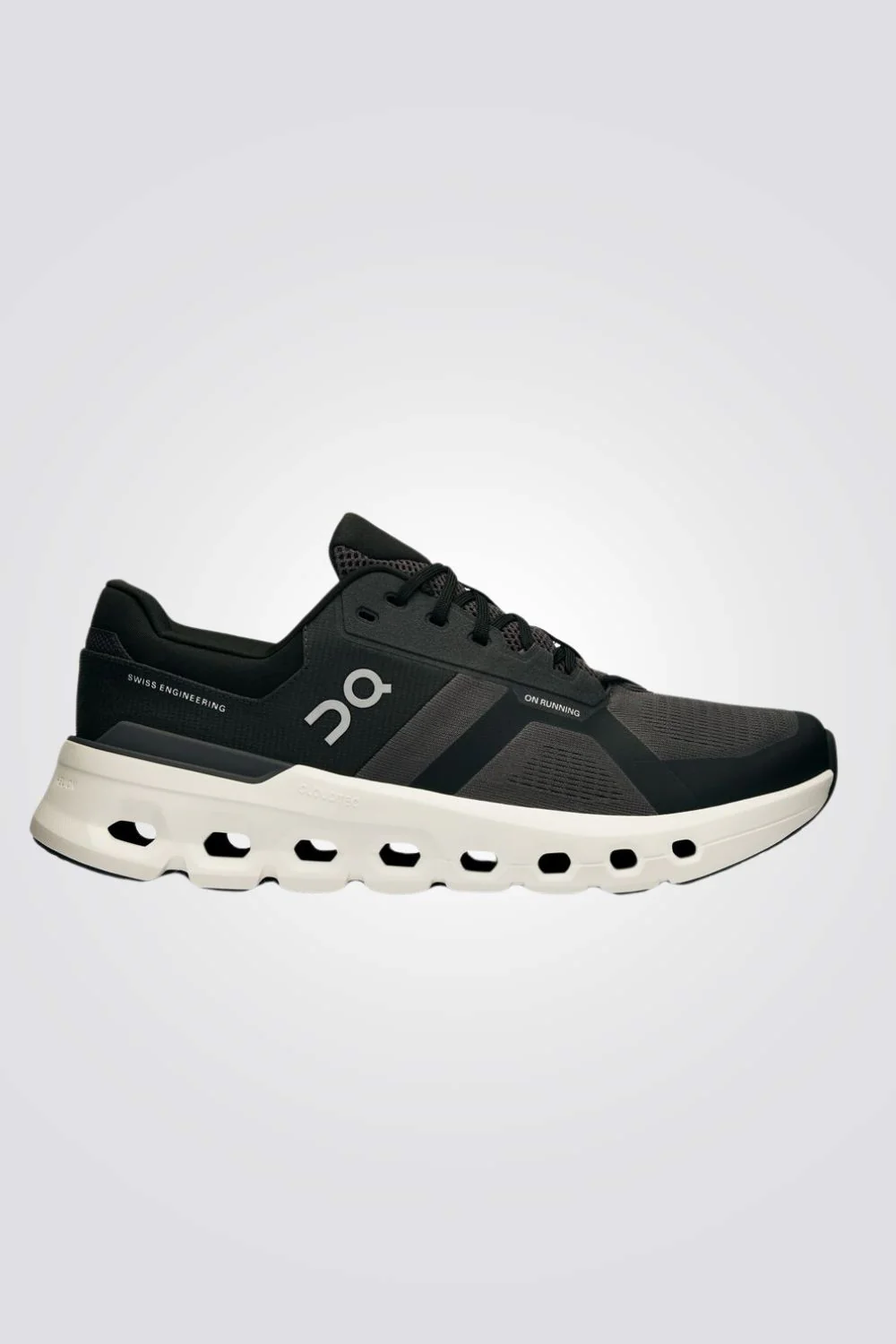 נעלי ספורט לגברים Cloudrunner 2 Wide בצבע שחור ולבן