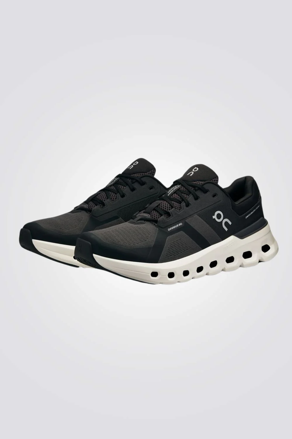 נעלי ספורט לגברים Cloudrunner 2 Wide בצבע שחור ולבן - Image 3