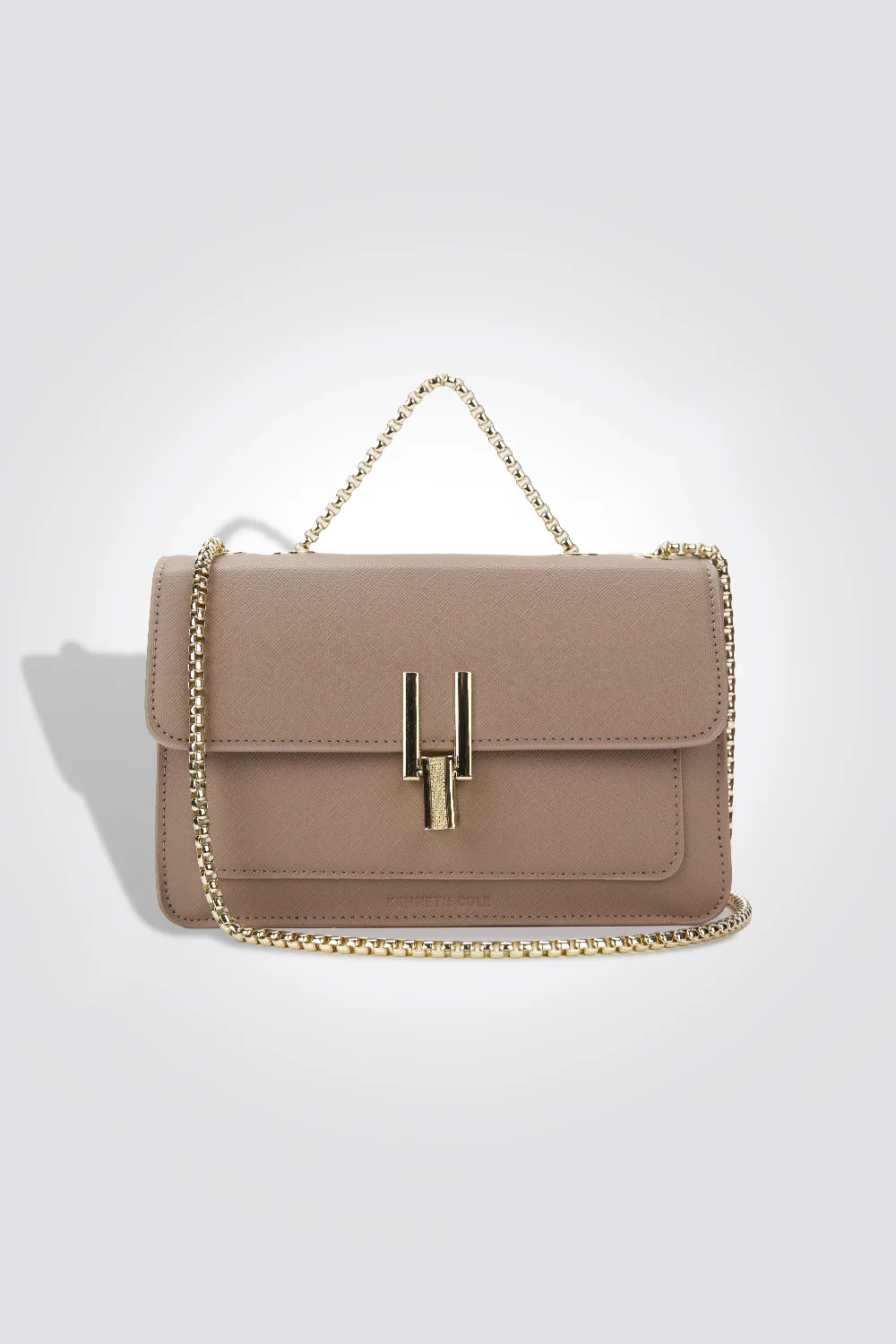 תיק צד CROSSBODY דמוי עור בצבע ניוד