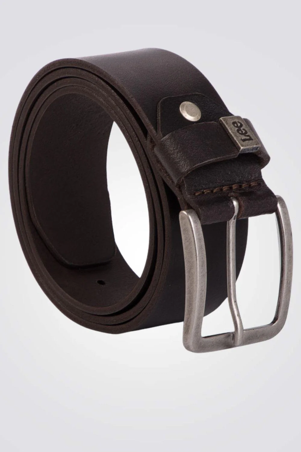 חגורת DARK BROWN עם לוגו קטן - Image 2