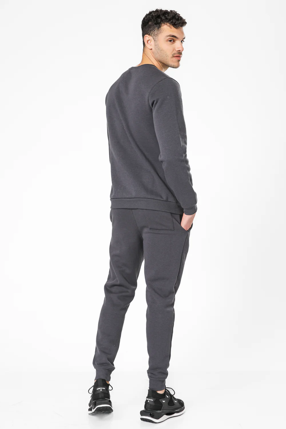 סט פיג'מה פוטר PIERRE CARDIN בצבע אפור כהה - Image 3