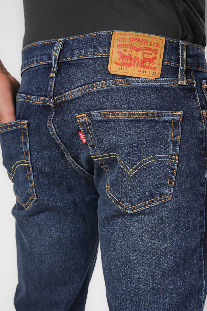 ג'ינס לגברים 511  DARK INDIGO Slim - Image 6