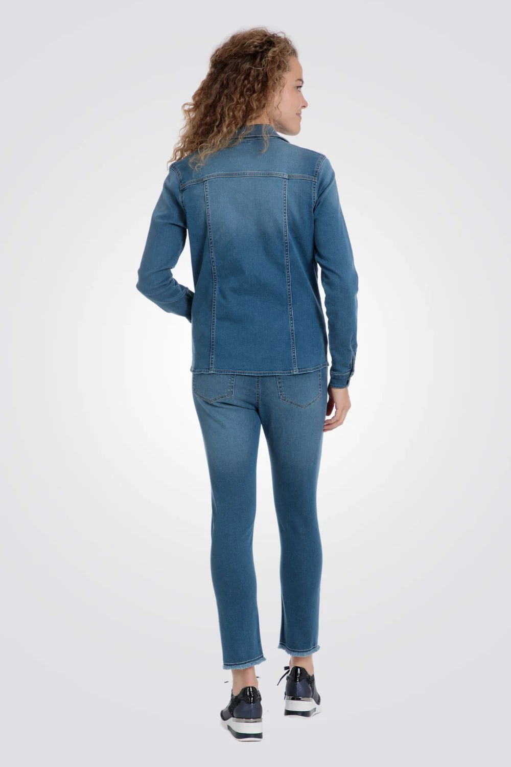 אוברשירט ג'ינס דיטיילס אבני חן - Image 4
