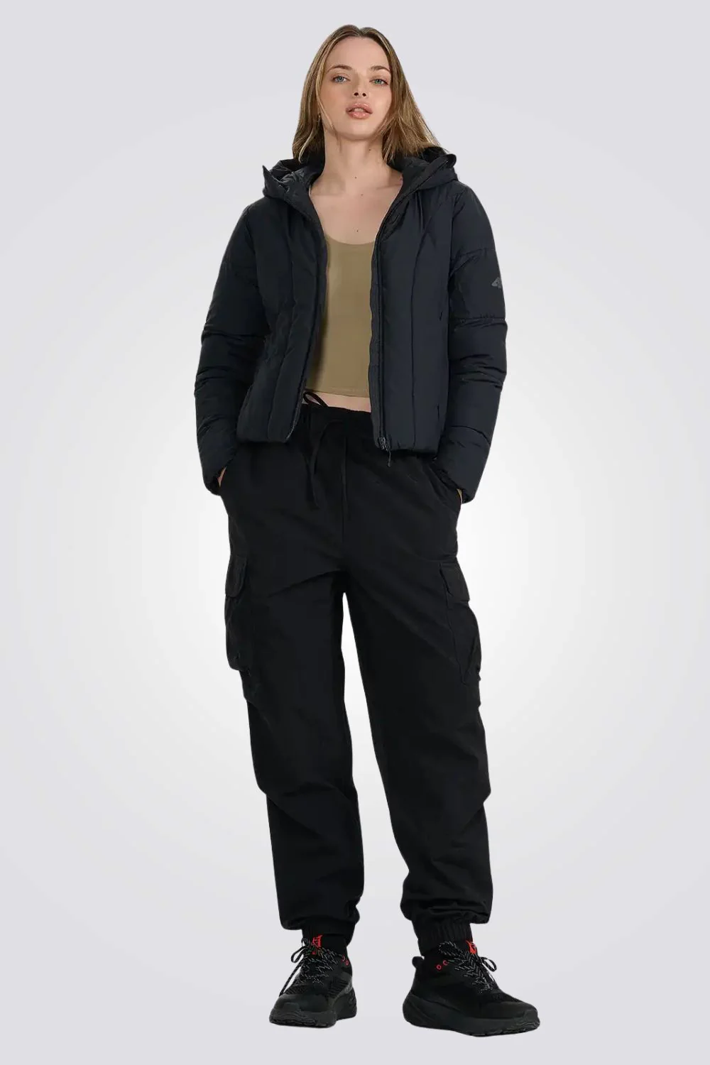 מעיל חורף DOWN JACKET לנשים | 4F - Image 2