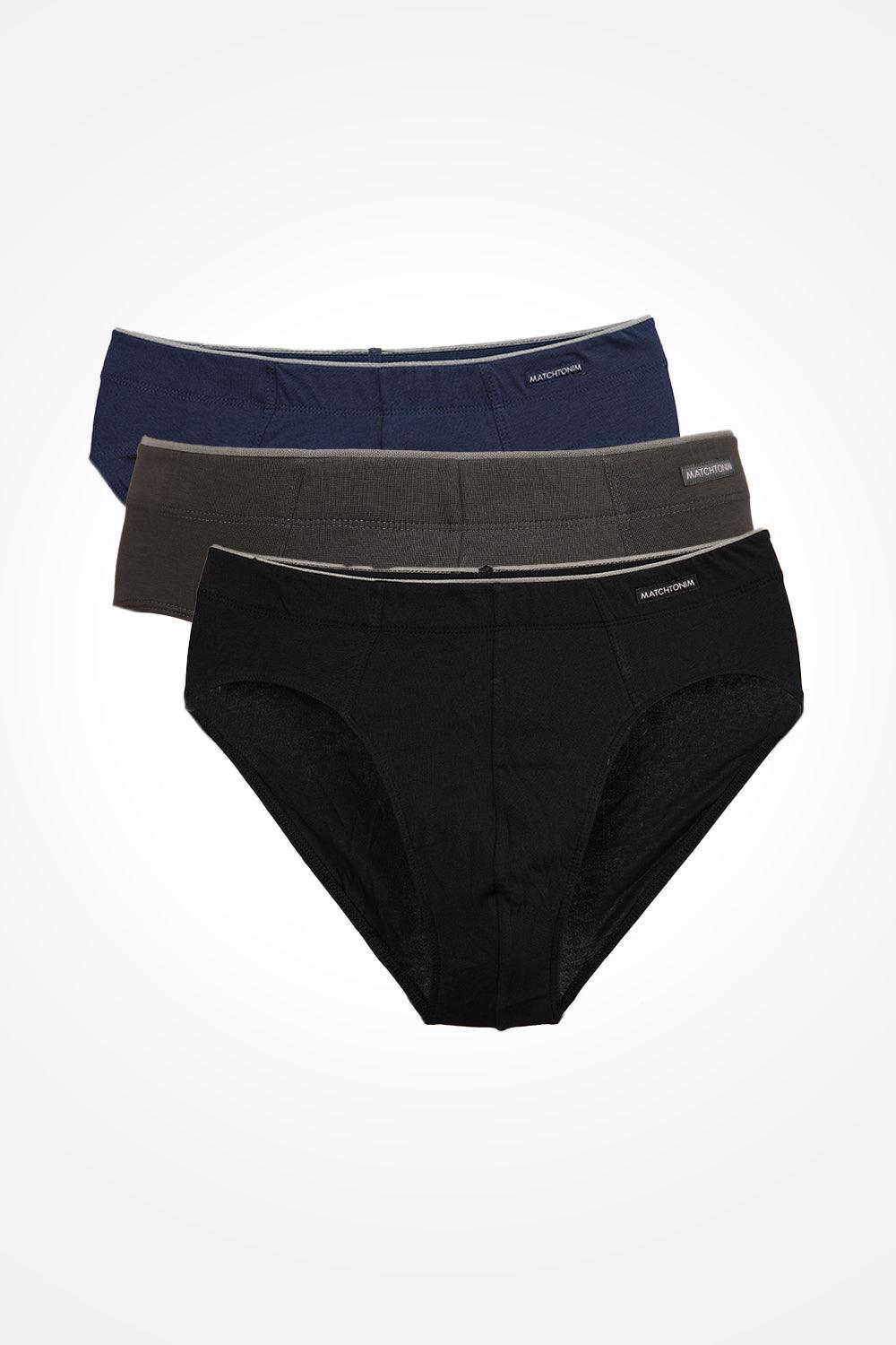 מארז שלישיית תחתוני סליפ COTTON STRETCH