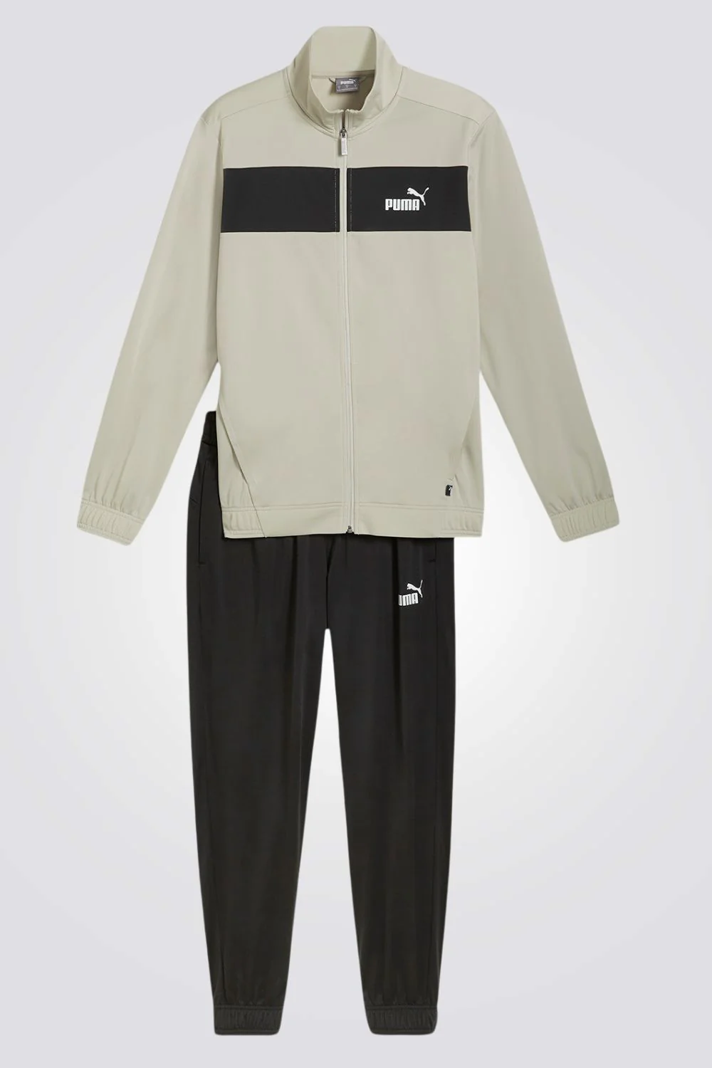 חליפת אימון Poly Suit לגברים בצבע בז' - Image 3