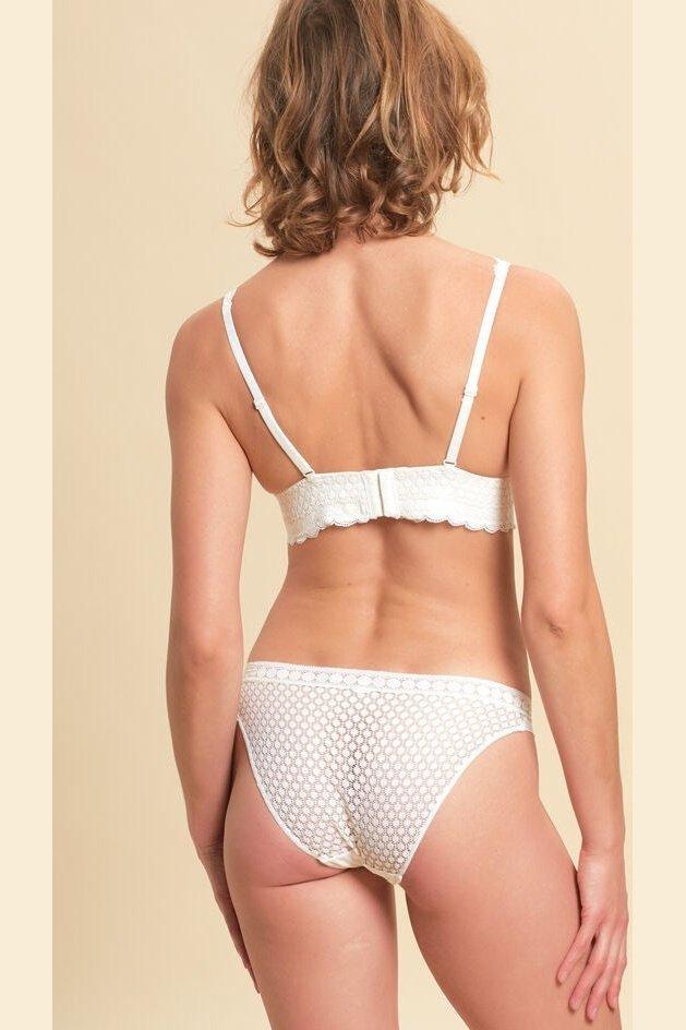 חזייה ללא ברזל CHERIE CHERIE קרם - Image 4