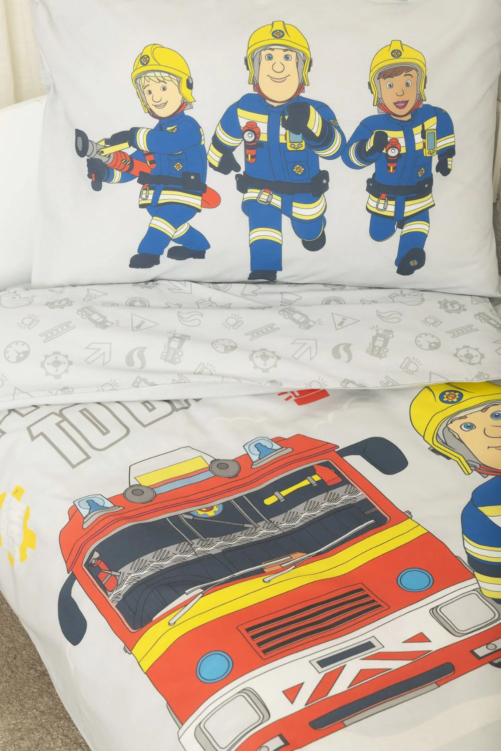 סט מצעים FIREMAN מעבר 70/140