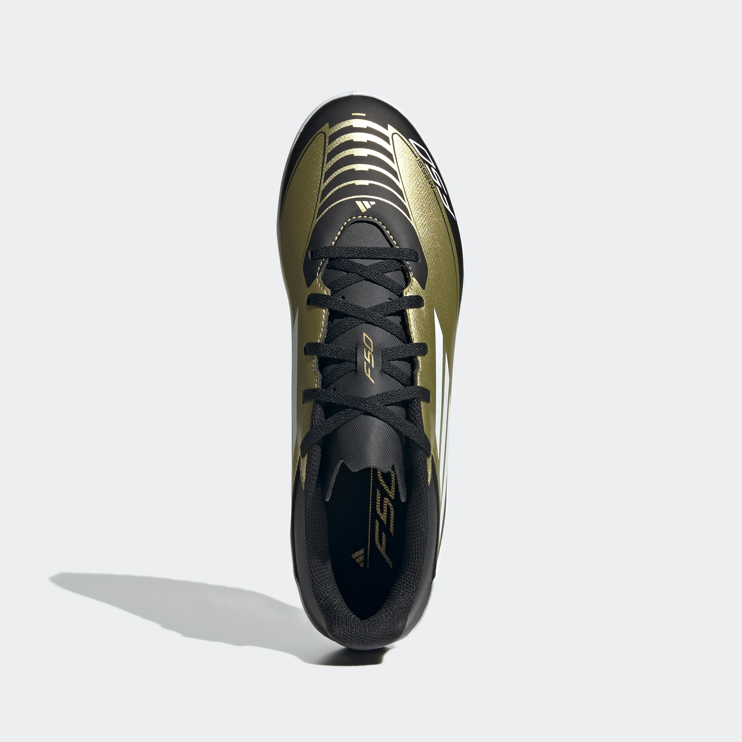 נעלי קטרגל לגברים F50 CLUB MESSI בצבע זהב ושחור - Image 8
