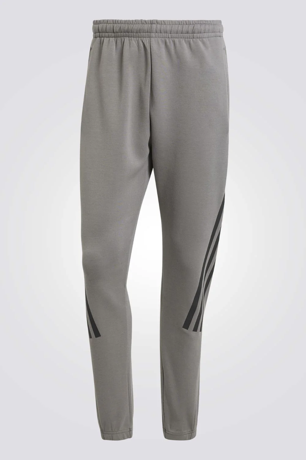 מכנסיים ארוכים FUTURE ICONS 3-STRIPES בצבע אפור כהה - Image 3