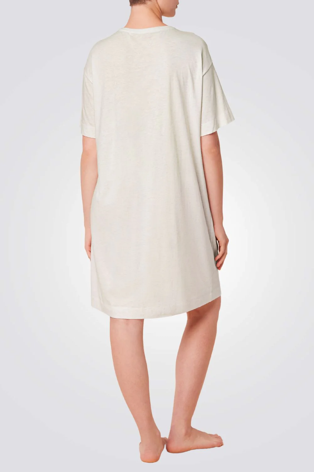 כותונת לילה Nightdresses NDK SSL 10 CO MD בצבע שמנת - Image 2