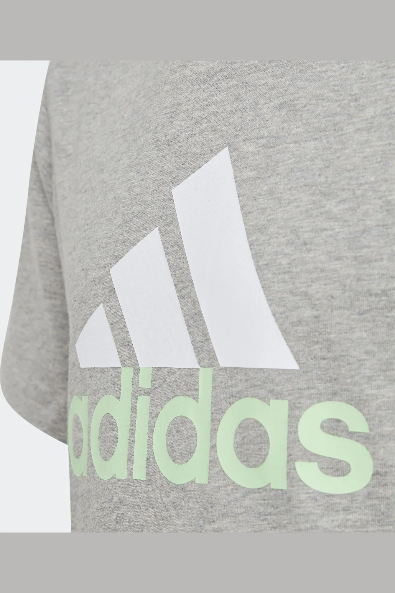 טישירט לילדים ESSENTIALS TWO-COLOR BIG בצבע אפור ולבן - Image 3