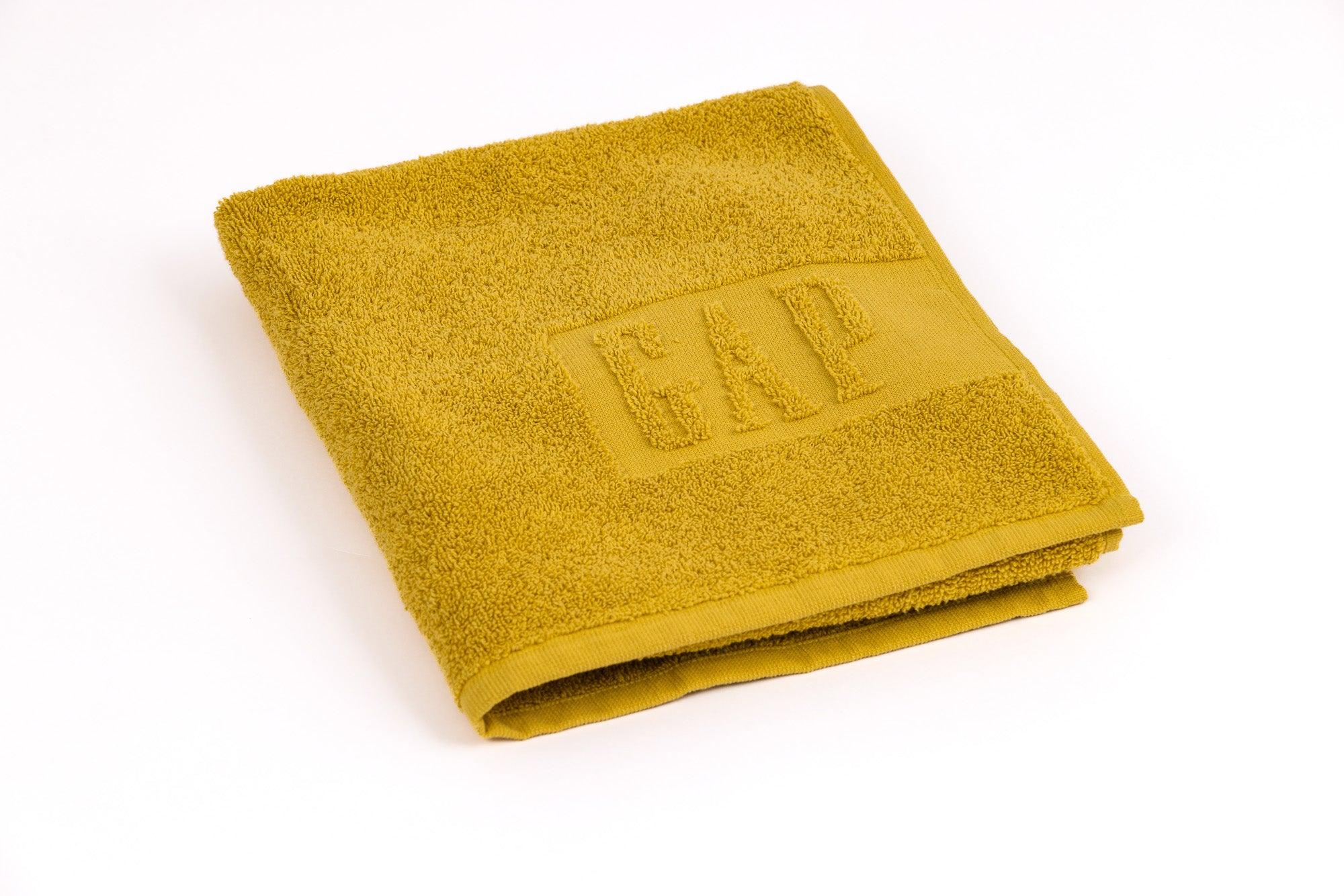 מגבת אמבטיה ענקית כותנה בגוון חרדל - Image 4