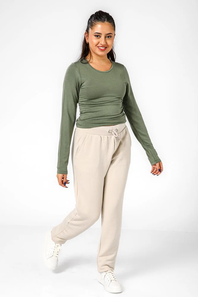 חולצה תרמית אנטי בקטריאלית צווארון עגול - SLIM FIT - Image 5