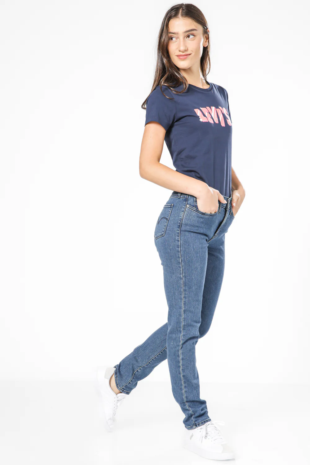 ג'ינס לנשים 312 Shaping Slim בצבע כחול - Image 2