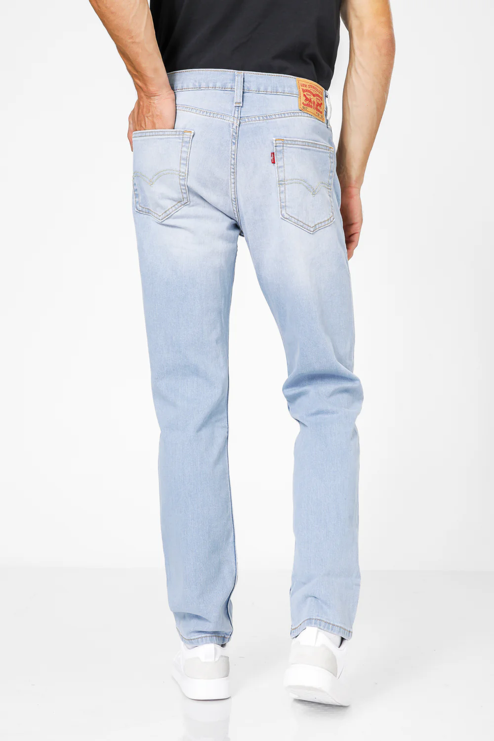 ג'ינס 5 Pocket M בצבע כחול בהיר - Image 4