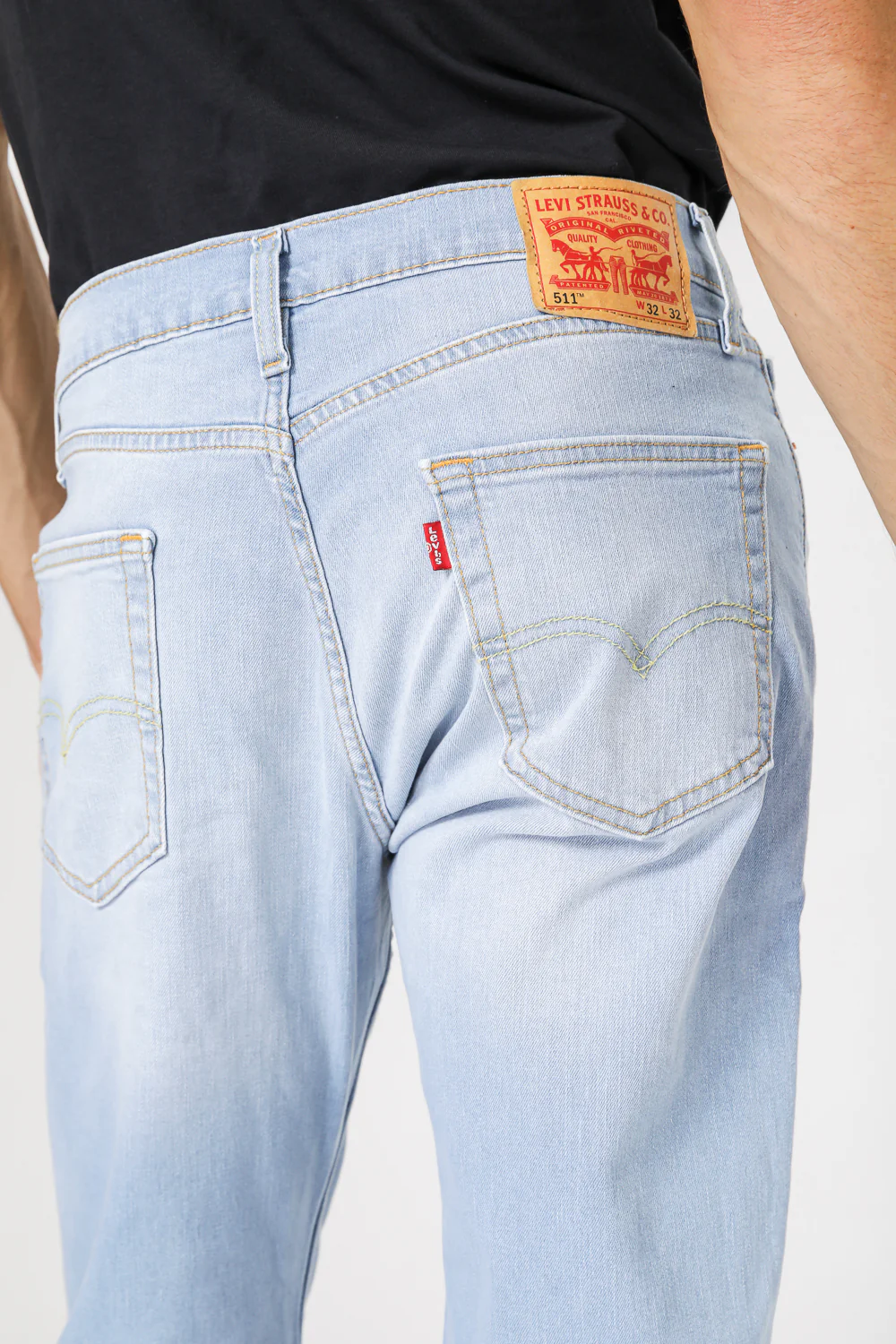 ג'ינס 5 Pocket M בצבע כחול בהיר - Image 5