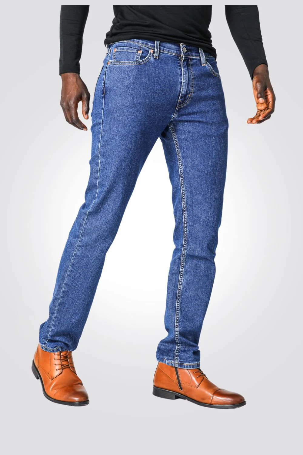 ג'ינס לגברים 511 INDIGO-POCKETS בצבע כחול בהיר - Image 4