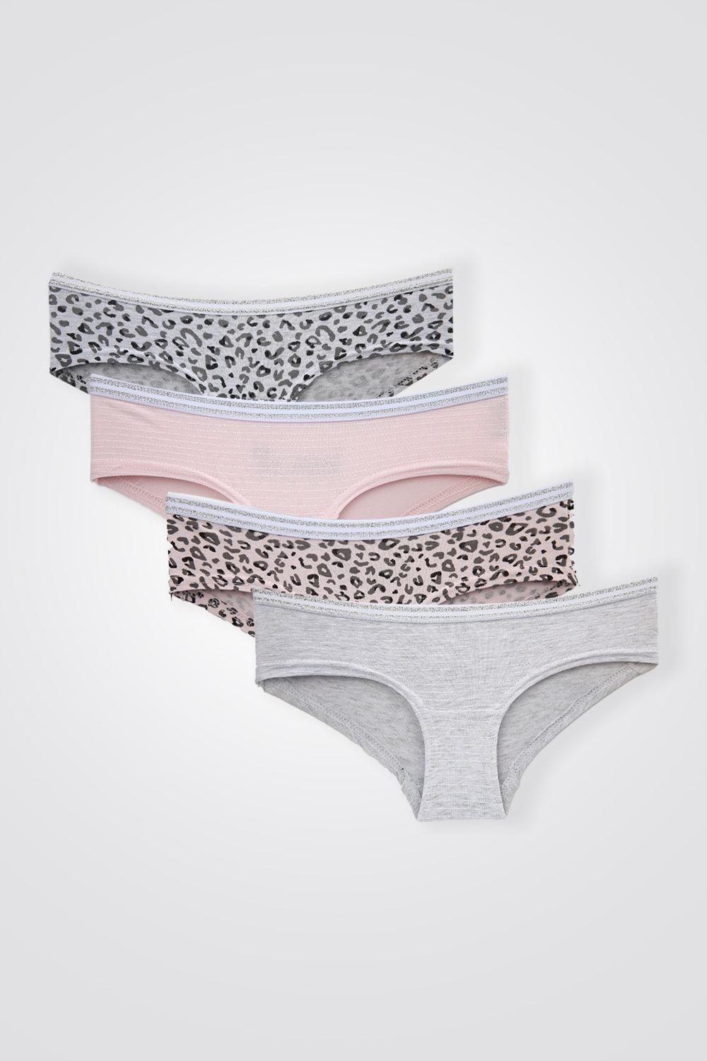 מארז 5 תחתוני היפסטר לבנות LEOPARD PACK | דלתא