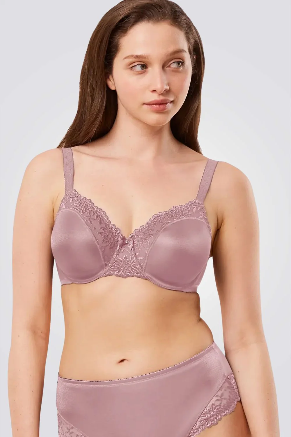 חזיית מינימייזר LADYFORM SOFT בצבע ורוד