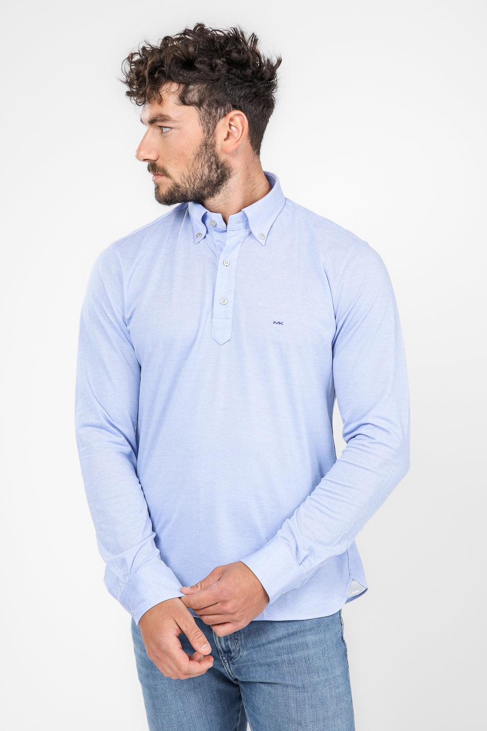 חולצת פולו CAMICIA SLIM בצבע תכלת