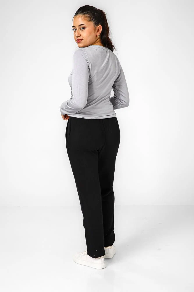 חולצה תרמית אנטי בקטריאלית צווארון עגול - SLIM FIT - Image 5