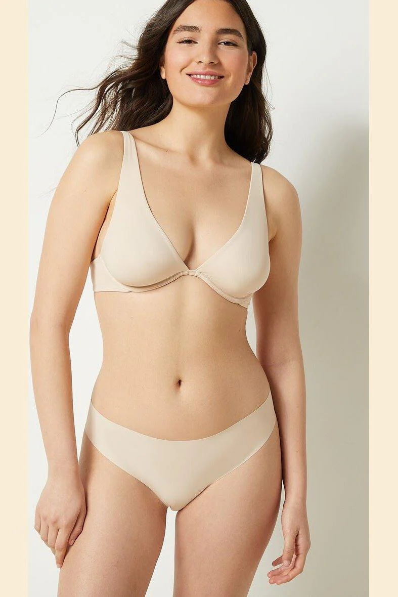 תחתוני ביקיני מיקרופייבר PURE FIT צבע גוף - Image 3