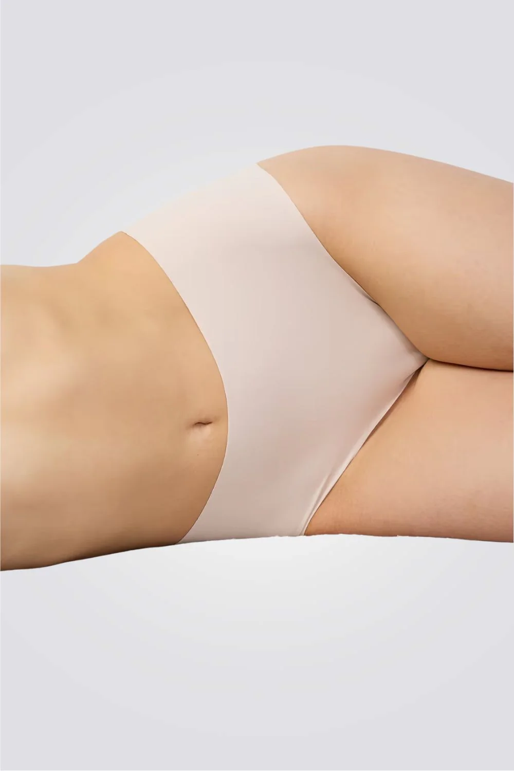 תחתוני בקיני גבוהים PURE FIT בצבע ורוד בהיר - Image 4