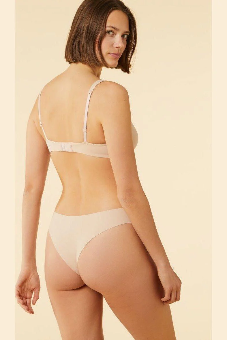 תחתוני טנגה מיקרופייבר PURE FIT צבע גוף - Image 4