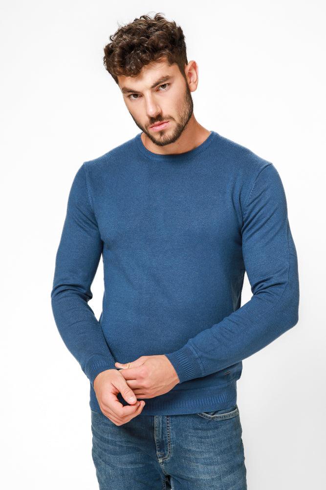סריג LAMBSWOOL בצבע כחול - Image 4