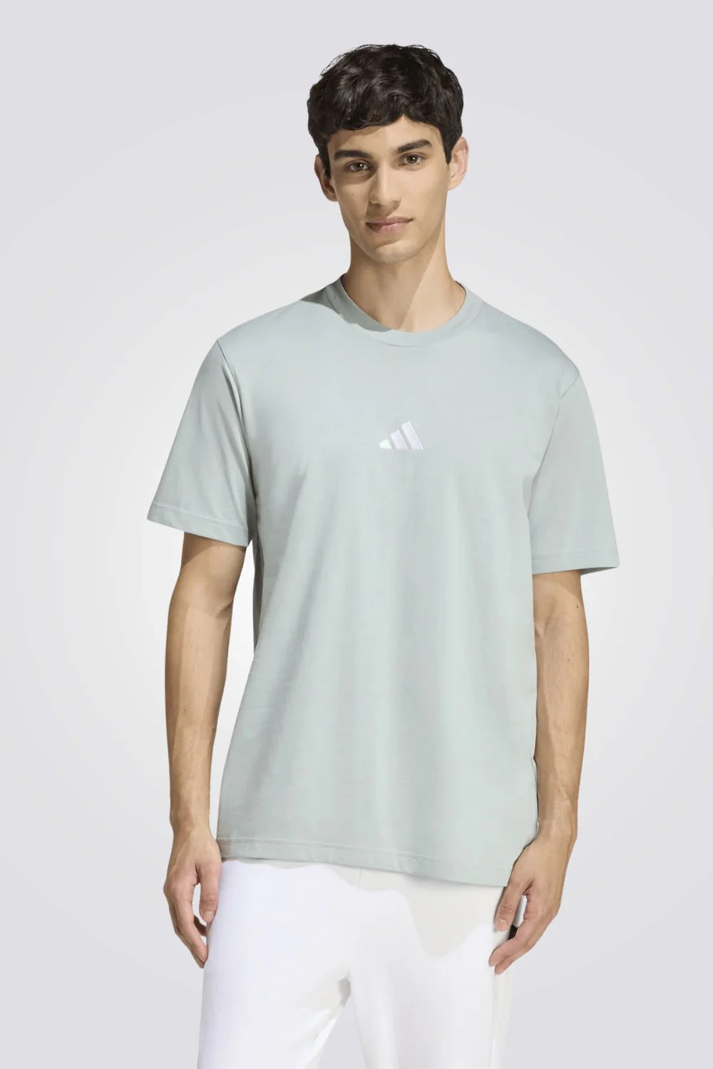 טישירט Essentials Small Logo Single Jersey לגברים | אדידס