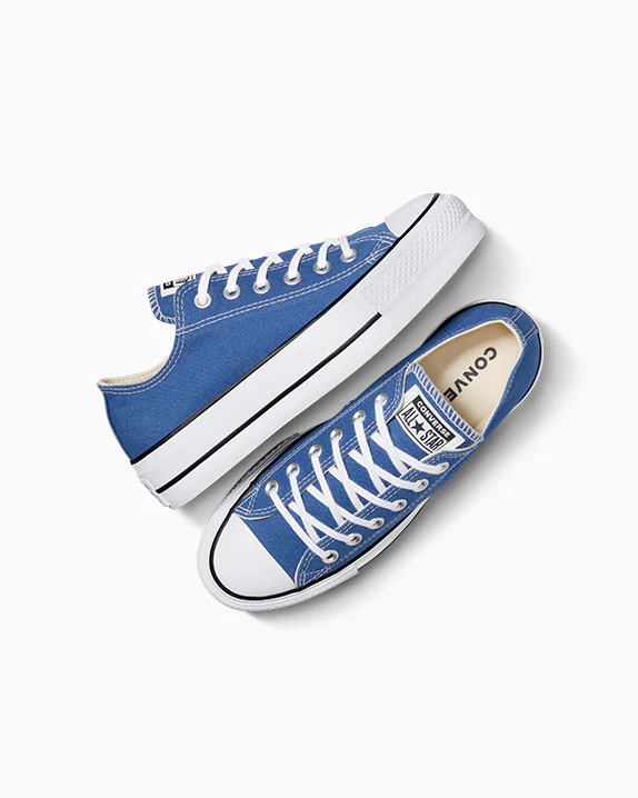 סניקרס לנשים  CONVERSE ALL STAR CTAS LIFT OX בצבע כחול בהיר - Image 5