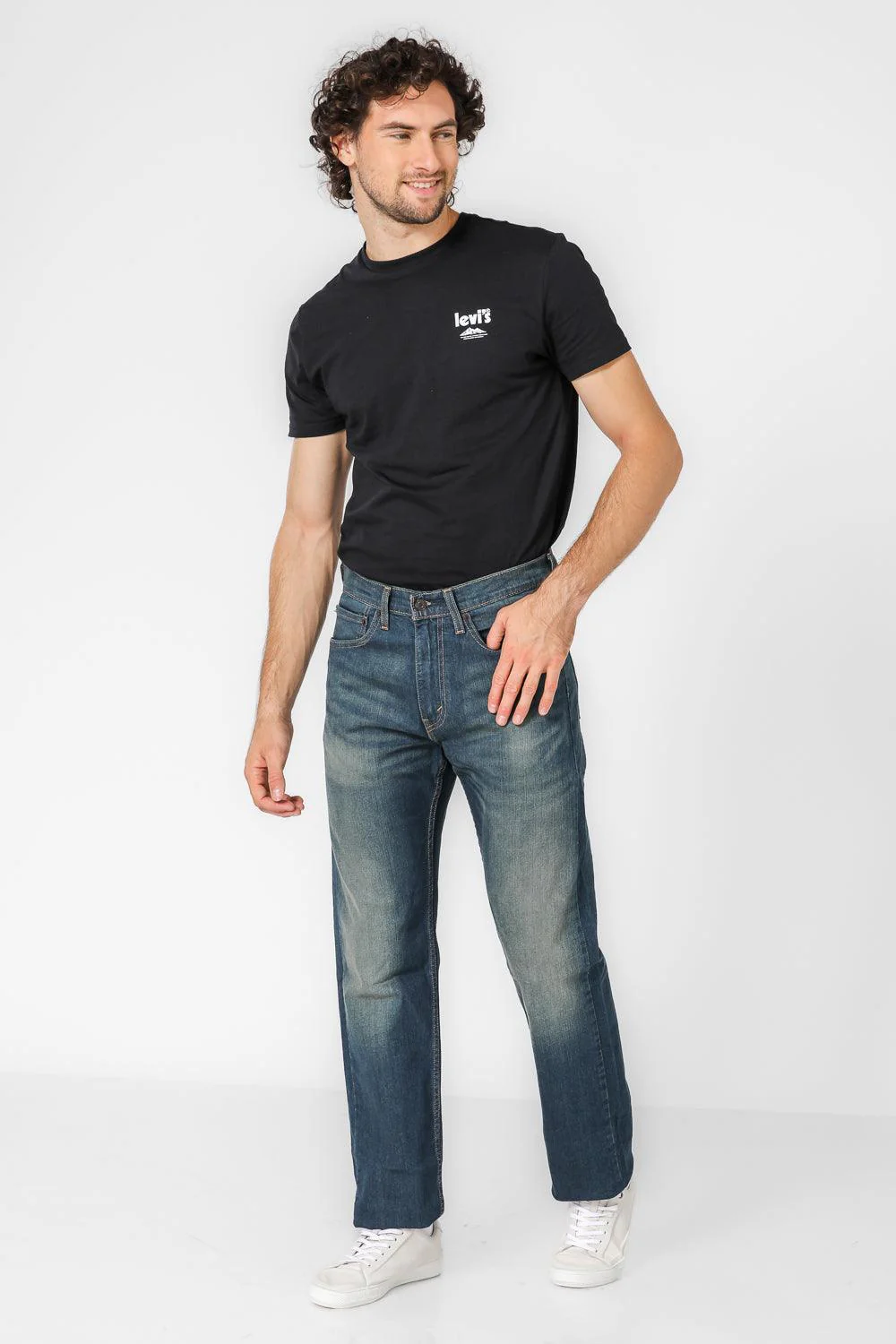 ג'ינס 505 Regular בצבע כחול - Image 3