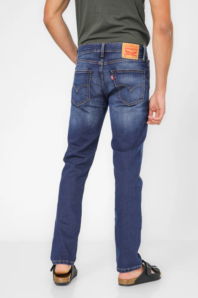 ג'ינס לגברים 511 SLIM בצבע MED INDIGO - Image 4