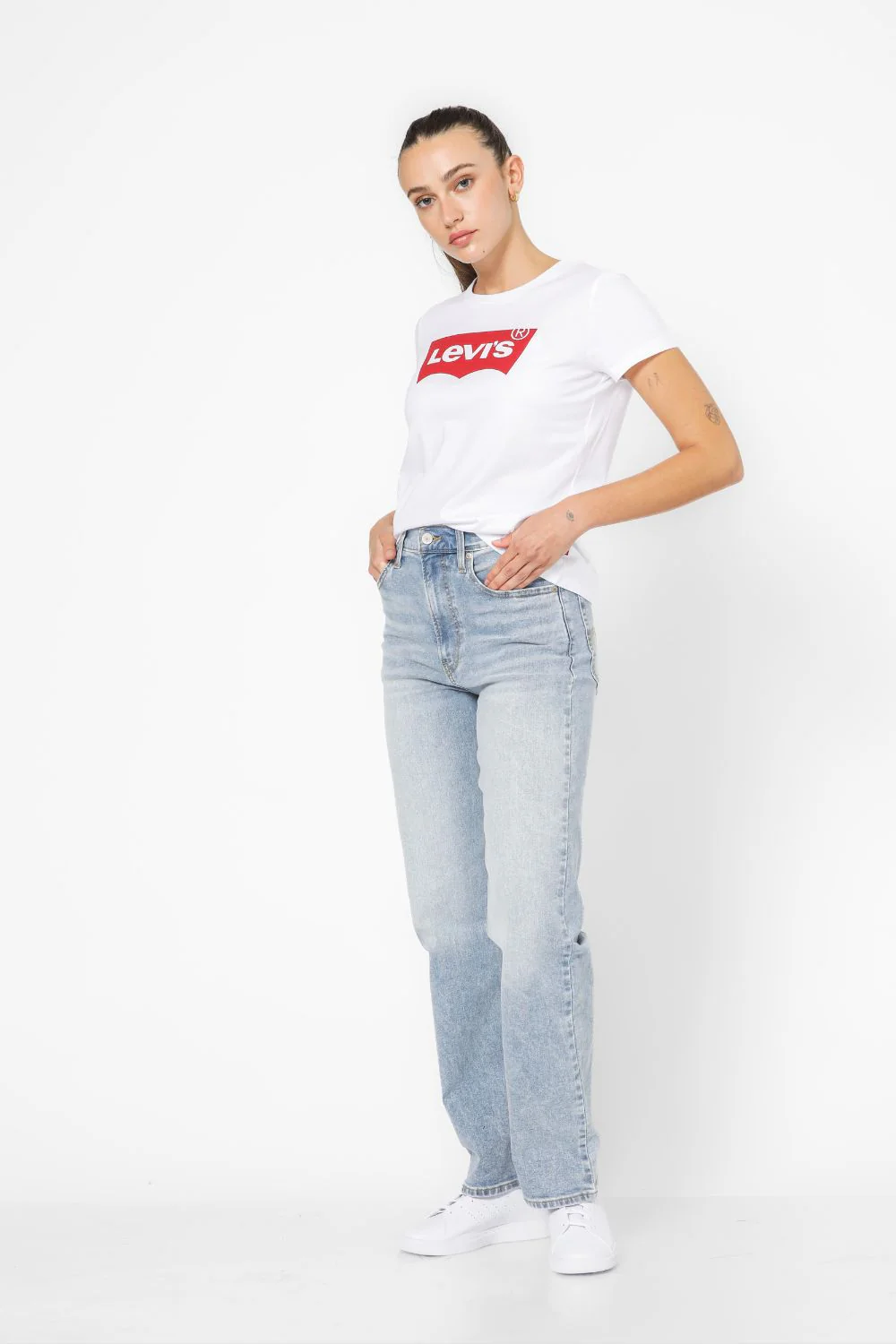 מכנסי ג'ינס Ribcage Straight