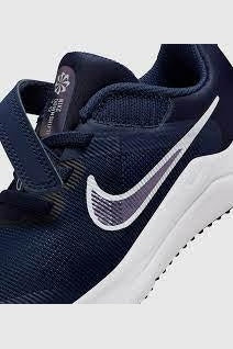 נעלי ספורט לנוער Nike Downshifter 12 בצבע נייבי - Image 4