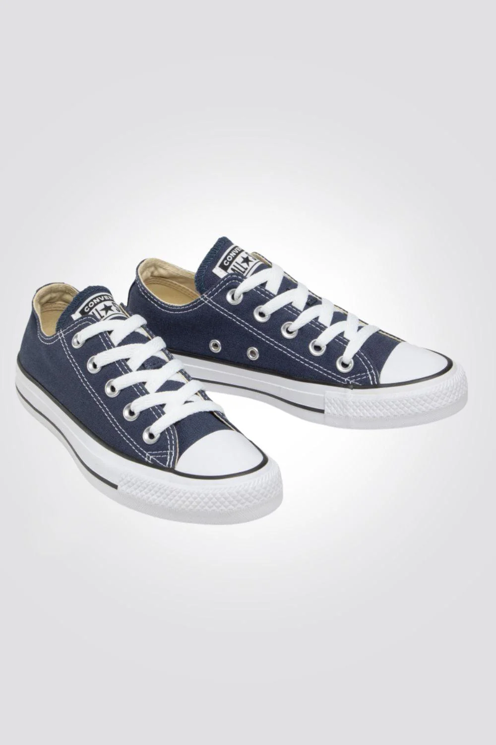 סניקרס קנבס נמוכות לגברים CHUCK TAYLOR ALL STAR בצבע נייבי - Image 2