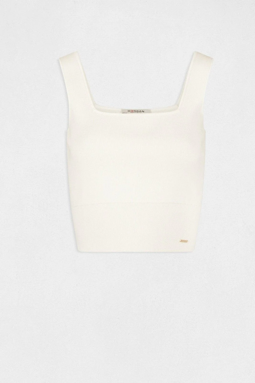 גופיית סריג בצבע OFF WHITE - Image 4