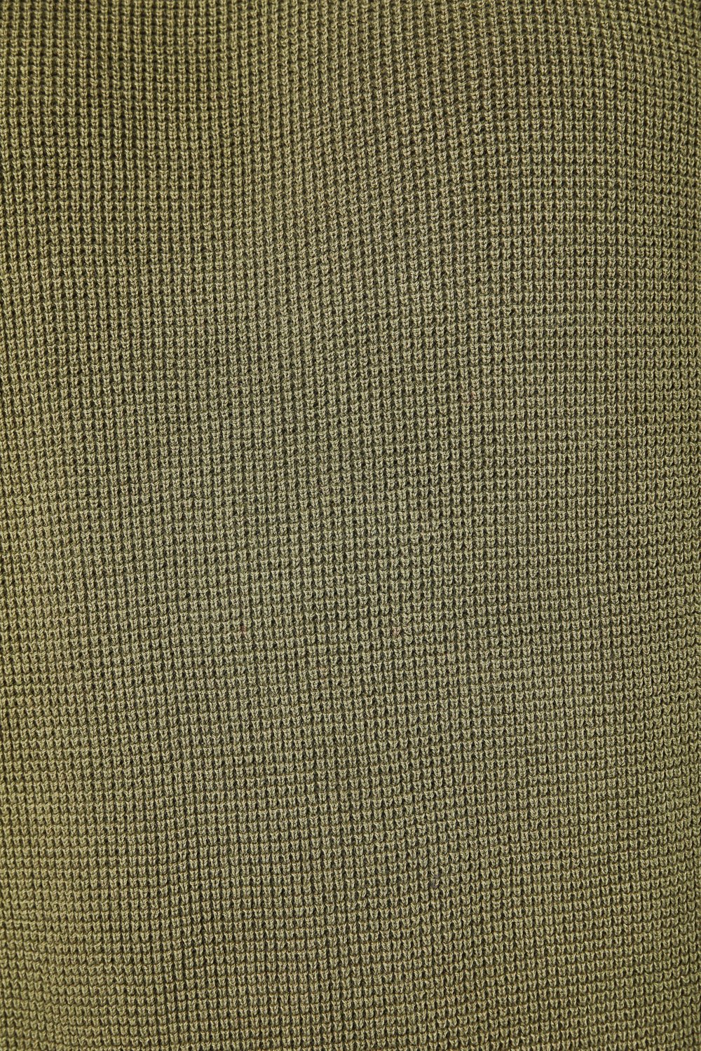 סריג וואפל בצבע זית - Image 6