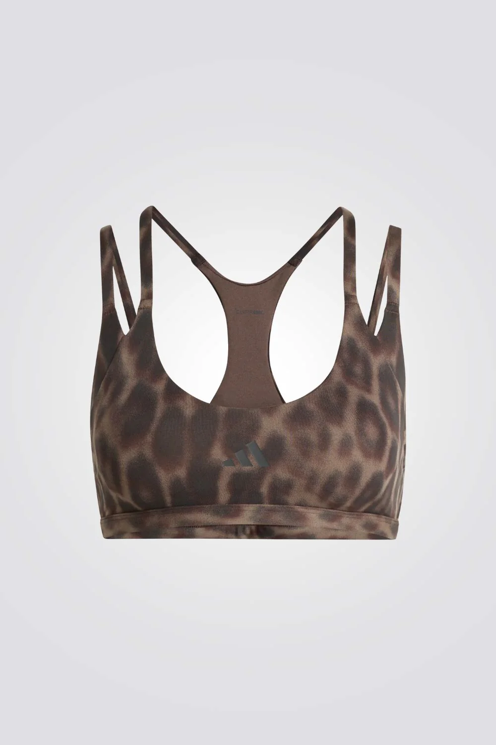 גוזיית ספורט Optimé Leopard Strappy לנשים | אדידס - Image 3