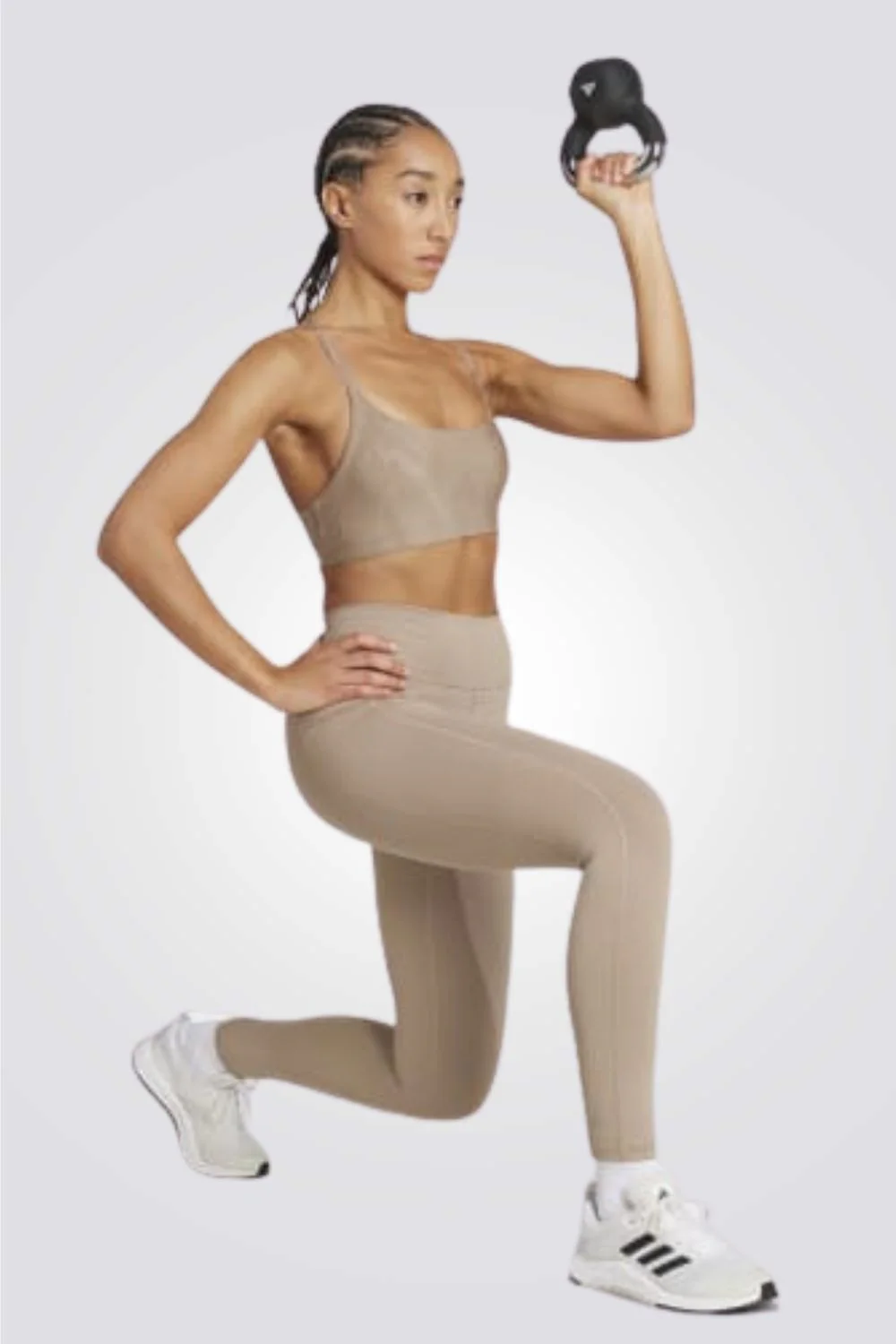 טייץ Optime Rib גזרת 7/8 לנשים | אדידס - Image 3