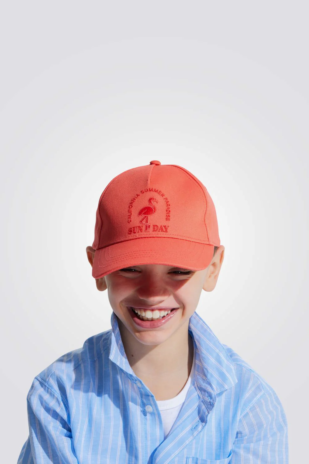 כובע לילדים בצבע כתום - Image 2