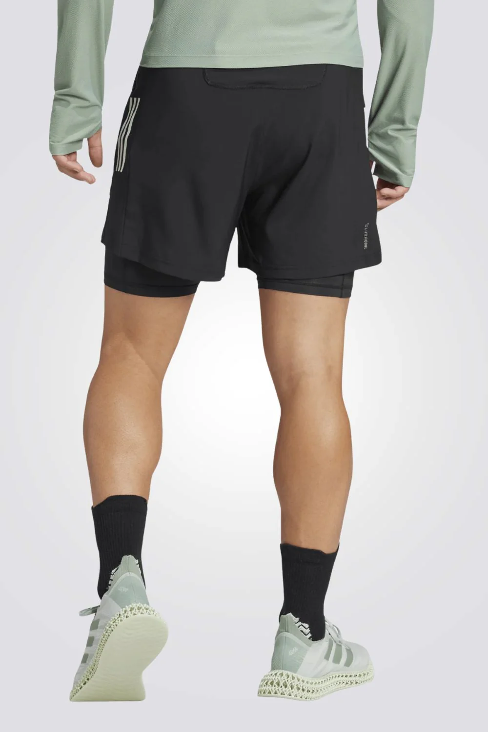 מכנסי ספורט קצרים Own the Run Climacool 2in1 לגברים - Image 3