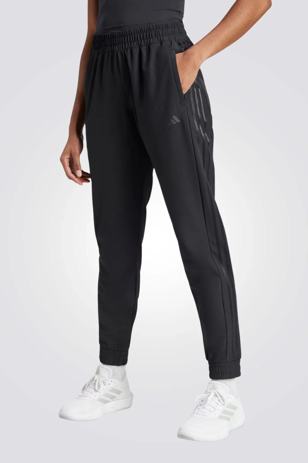מכנסיים PACER ALL GYM 3-STRIPES לנשים - Image 2