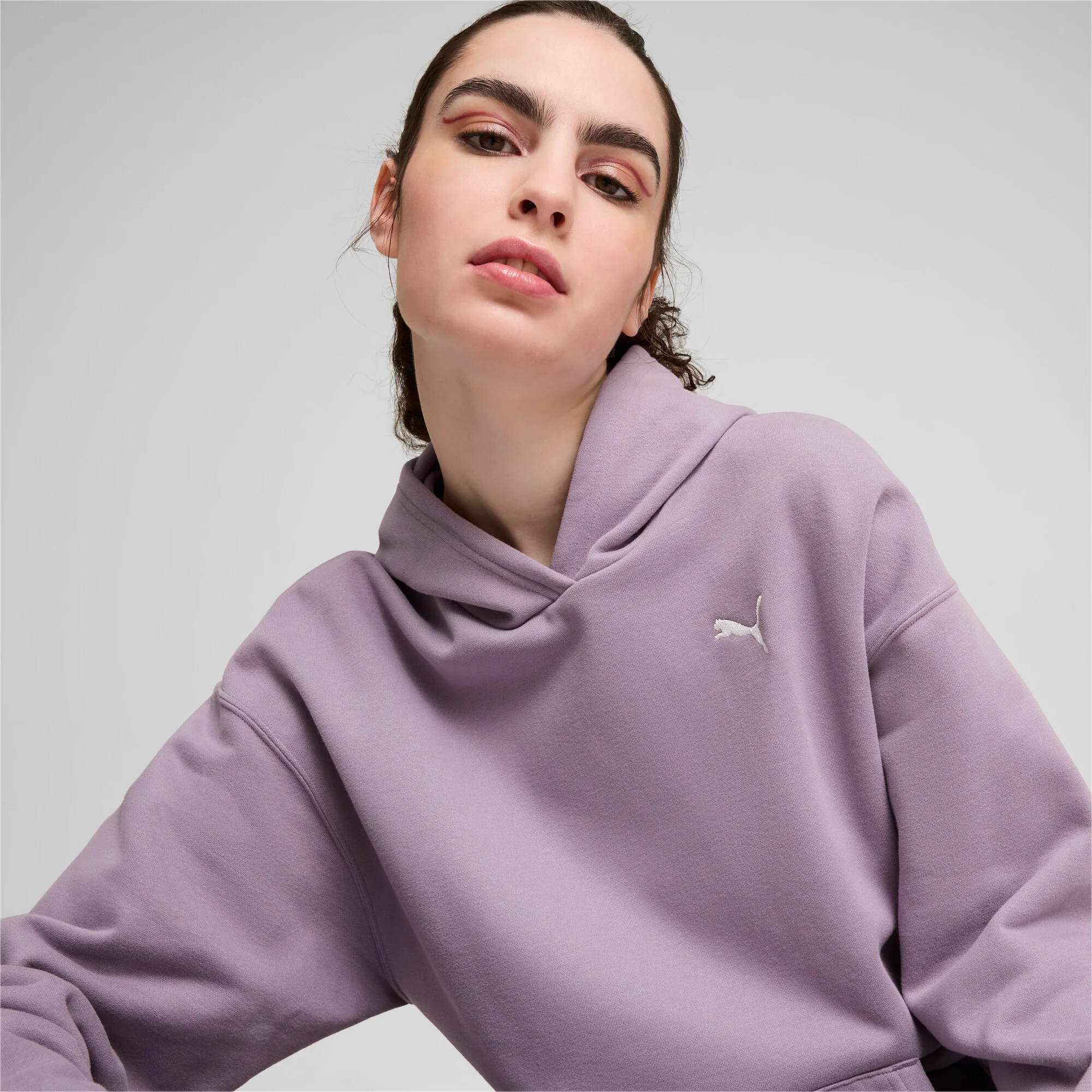 חליפת אימון לנשים Loungewear בצבע סגול - Image 5