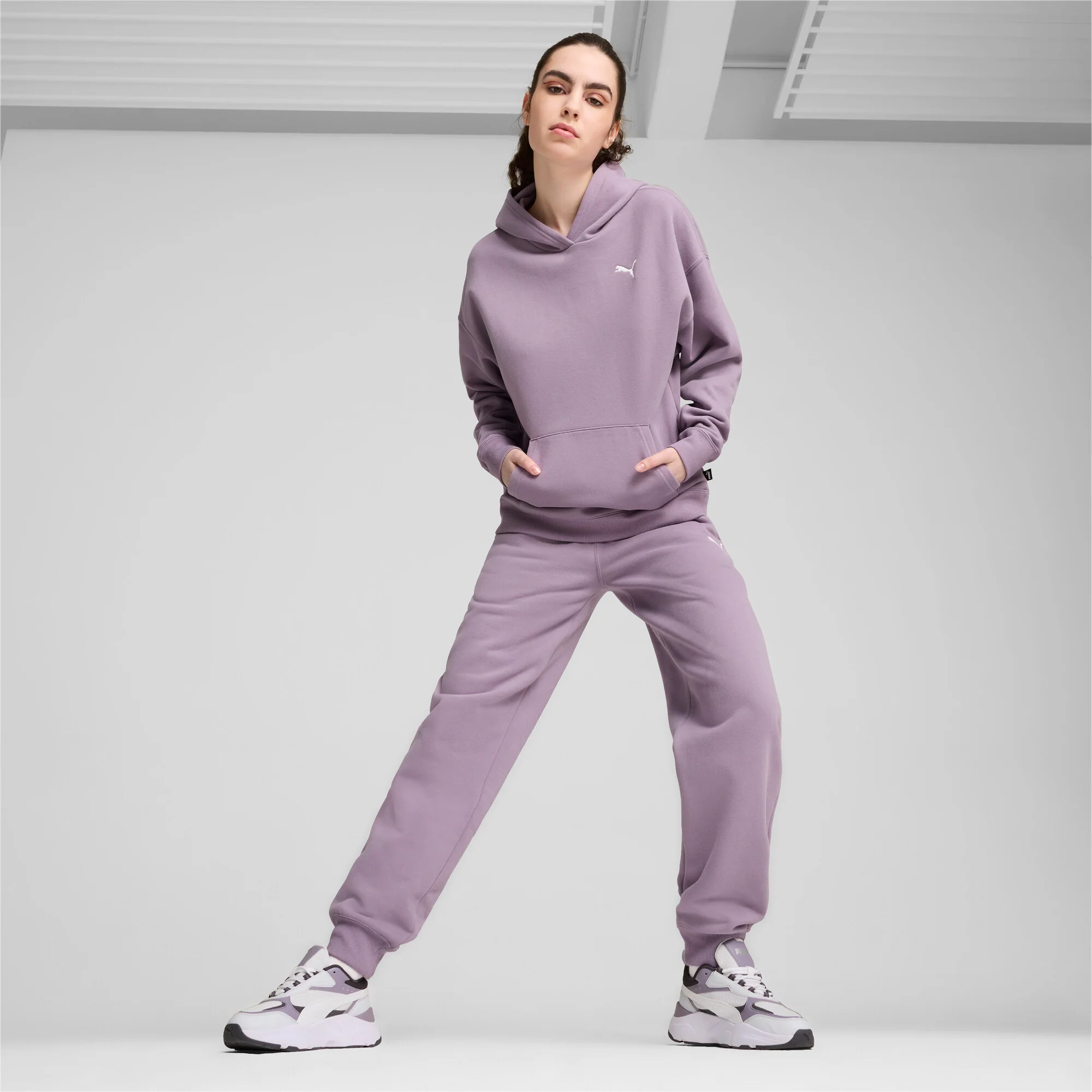 חליפת אימון לנשים Loungewear בצבע סגול - Image 7