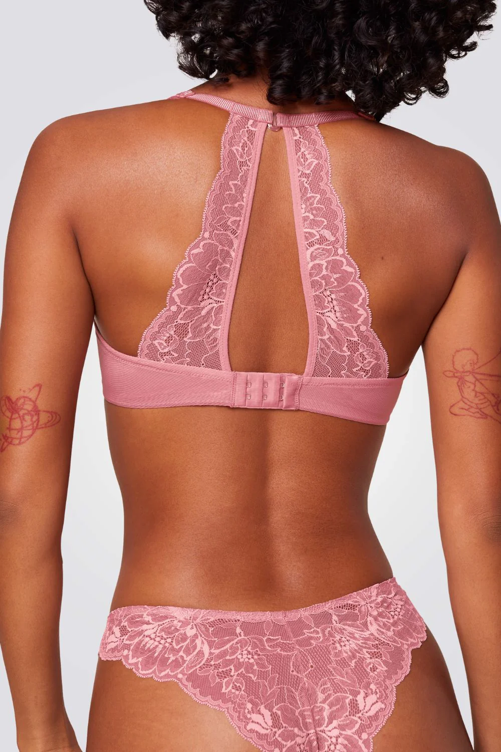 חזיית תחרה מרופדת Amourette Charm T WP בצבע ורוד - Image 2
