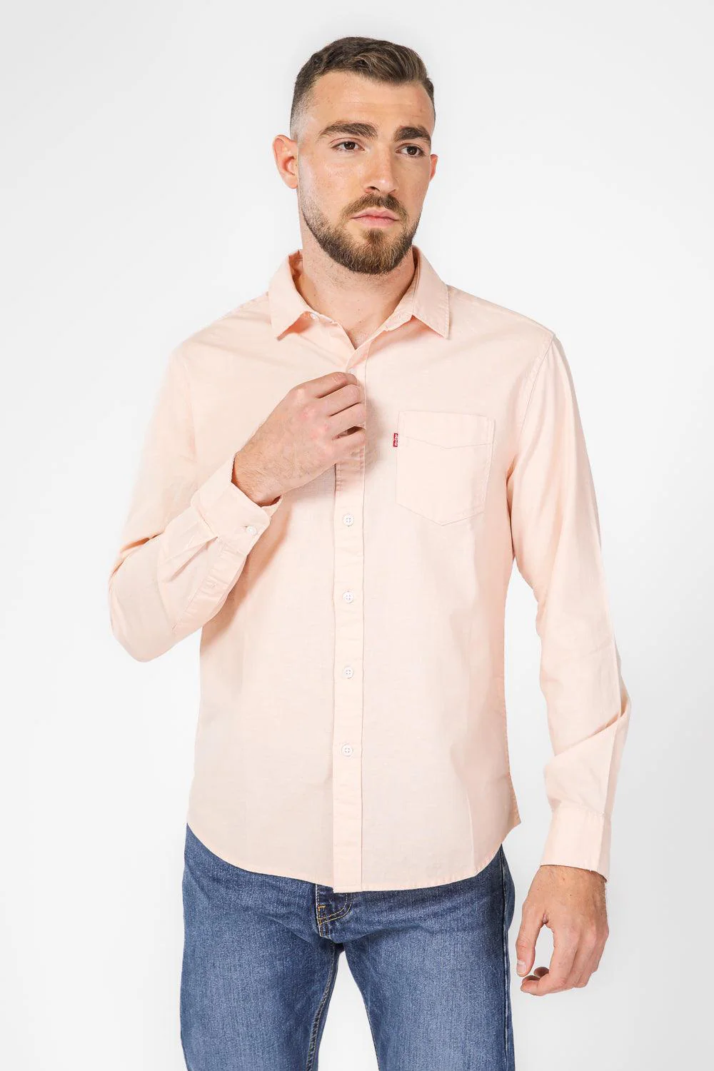 מכופתרת ורודה PEACHY PINK - Image 3