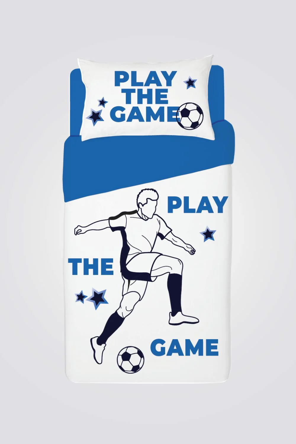 סט מצעים מיטת יחיד 90/200 ס"מ play the game | דיסני - Image 2
