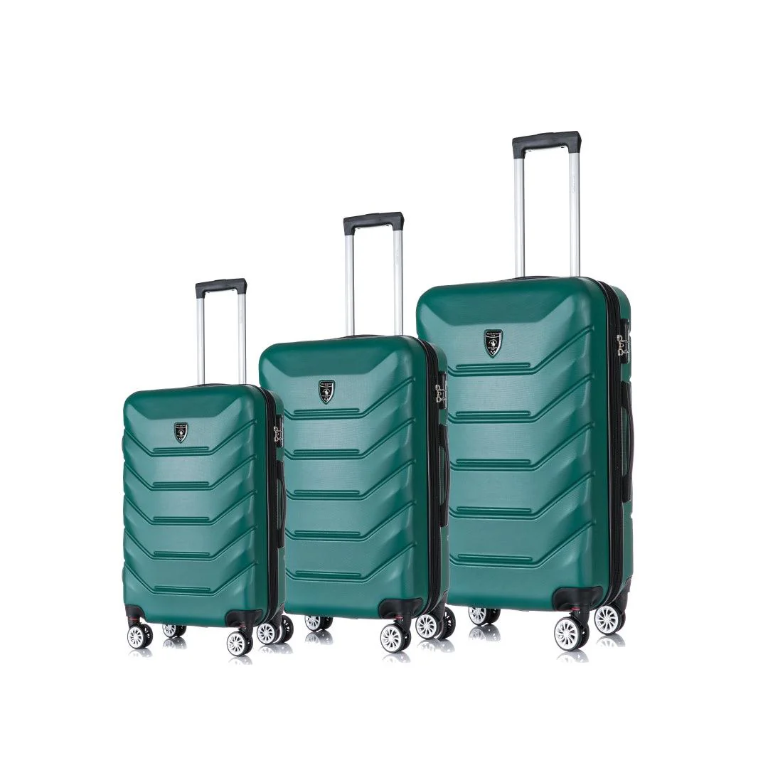 מזוודה טרולי עלייה למטוס 20" דגם 1701 בצבע ירוק - Image 4